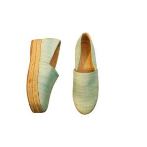 Naturalizer Size 8M Tweedy Fabric Rope Covered Platform Shoes NEW $49